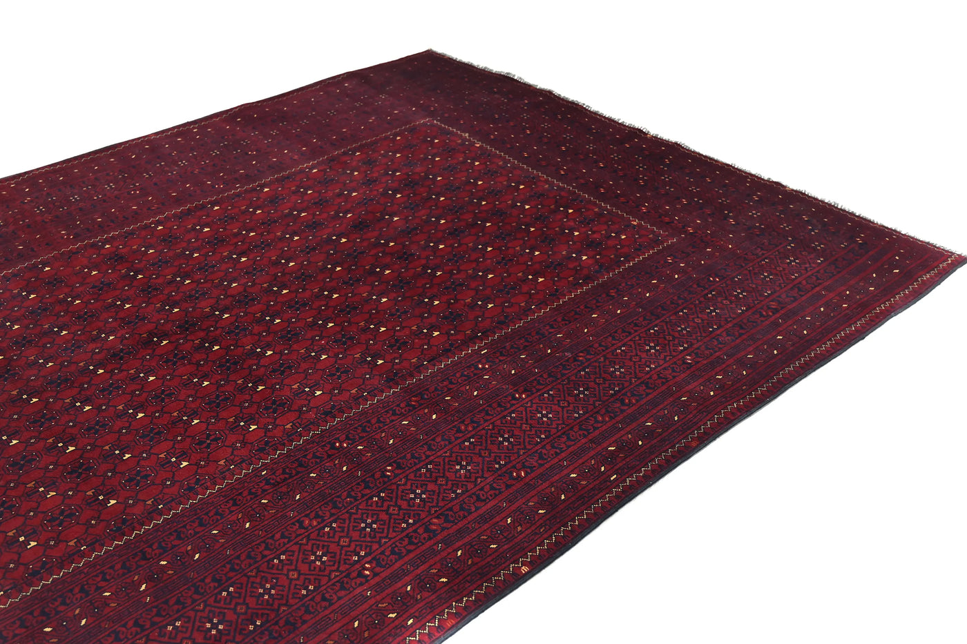 Biljik Afghan Rug – Crimson Shadow