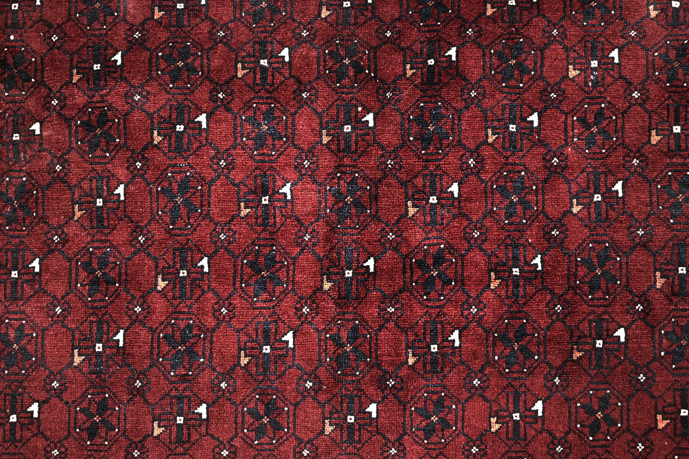 Biljik Afghan Rug – Crimson Shadow