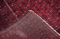 Biljik Afghan Rug – Crimson Shadow