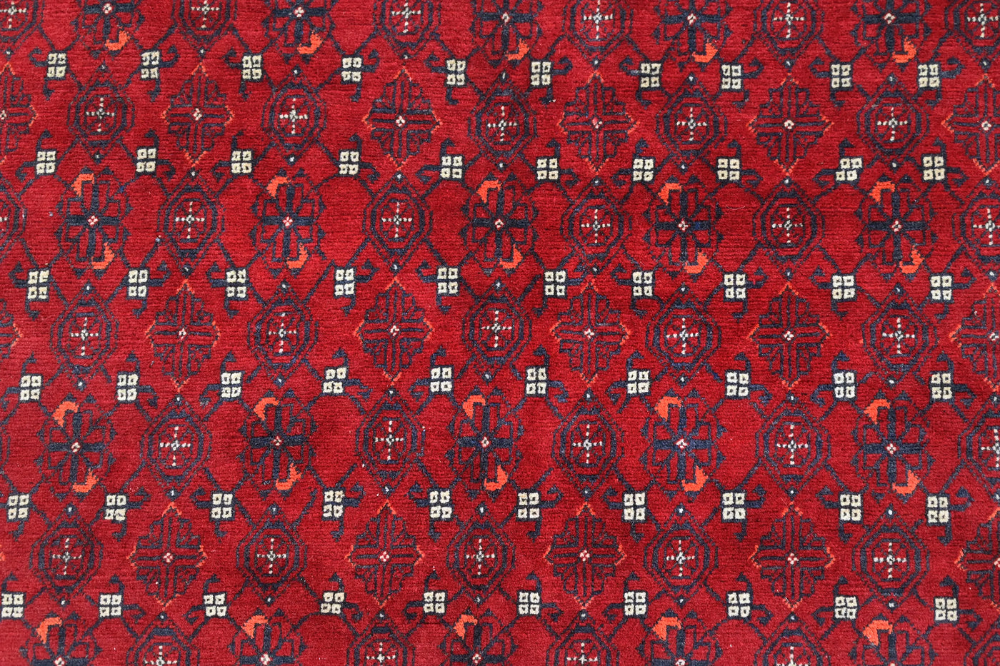 Biljik Afghan Rug – Garnet Crest