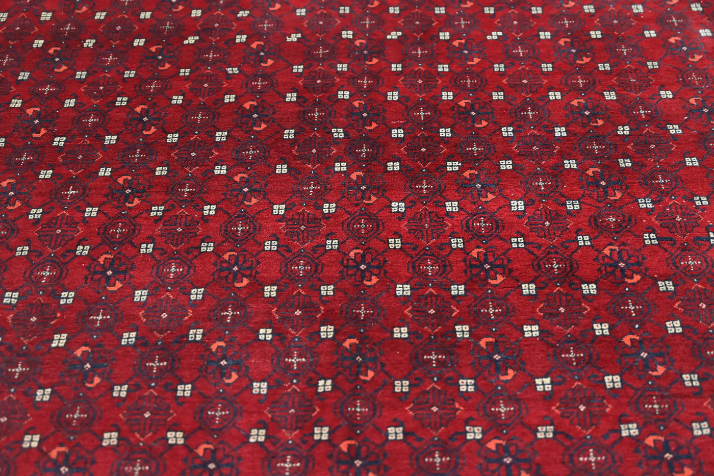 Biljik Afghan Rug – Garnet Crest