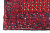 Biljik Afghan Rug – Garnet Crest