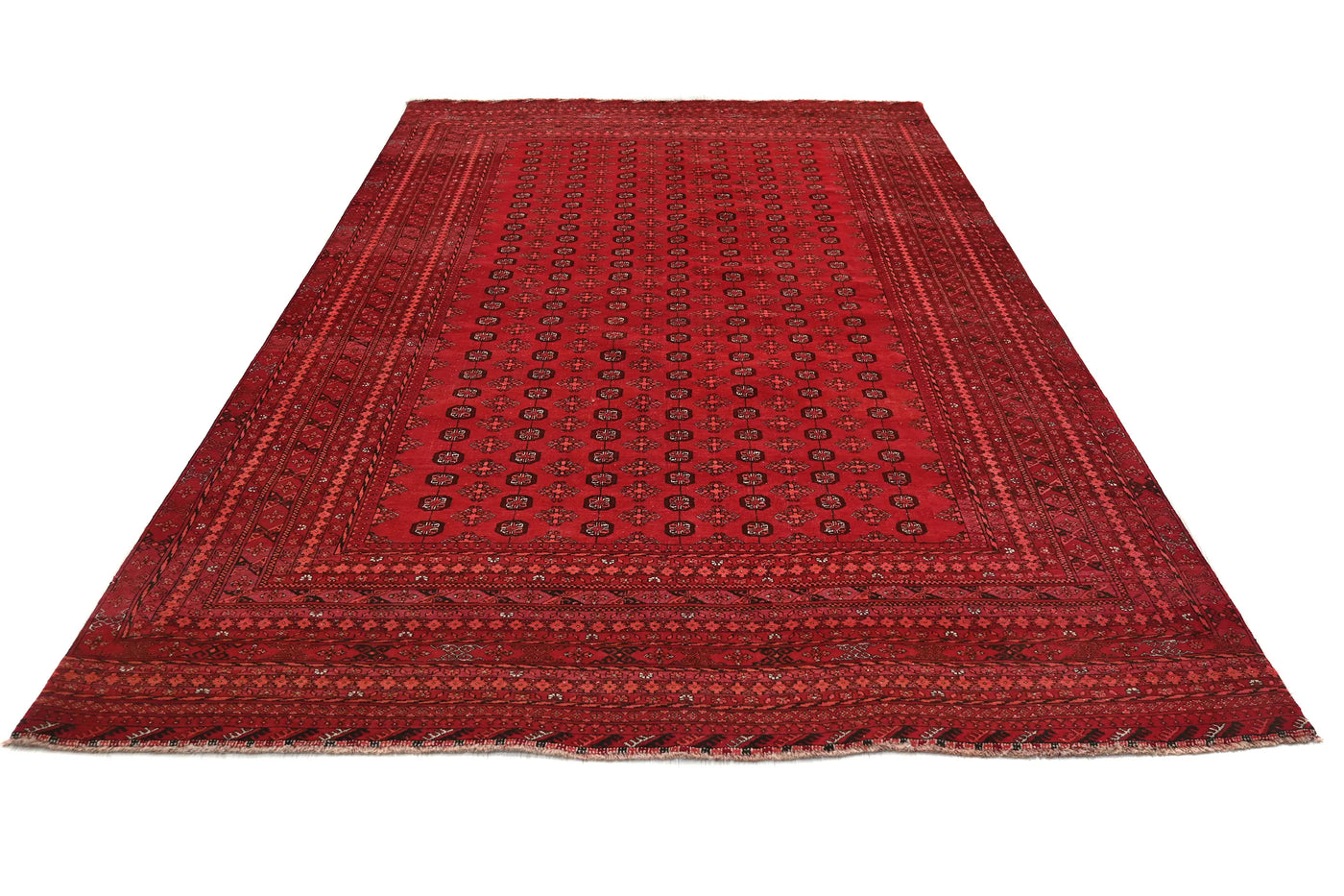 Biljik Afghan Rug – Ember Lattice