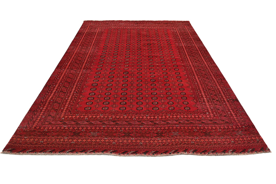 Biljik Afghan Rug – Fiery Ember