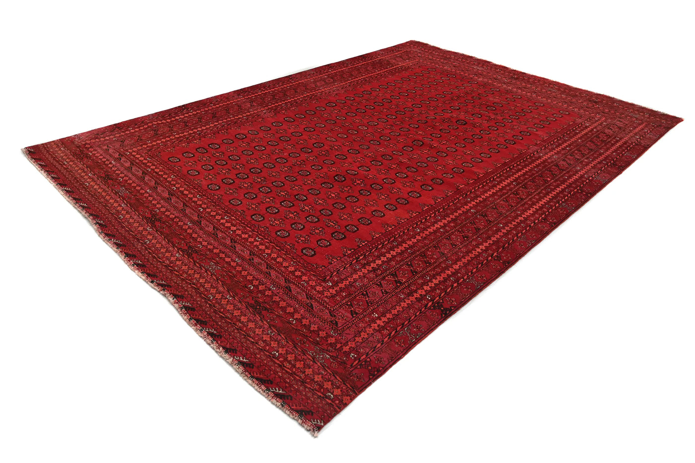 Biljik Afghan Rug – Ember Lattice