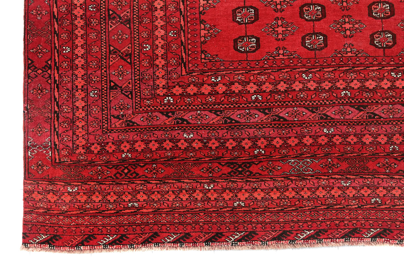Biljik Afghan Rug – Ember Lattice