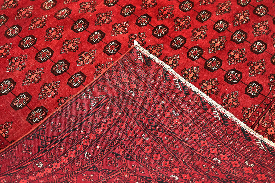Biljik Afghan Rug – Fiery Ember