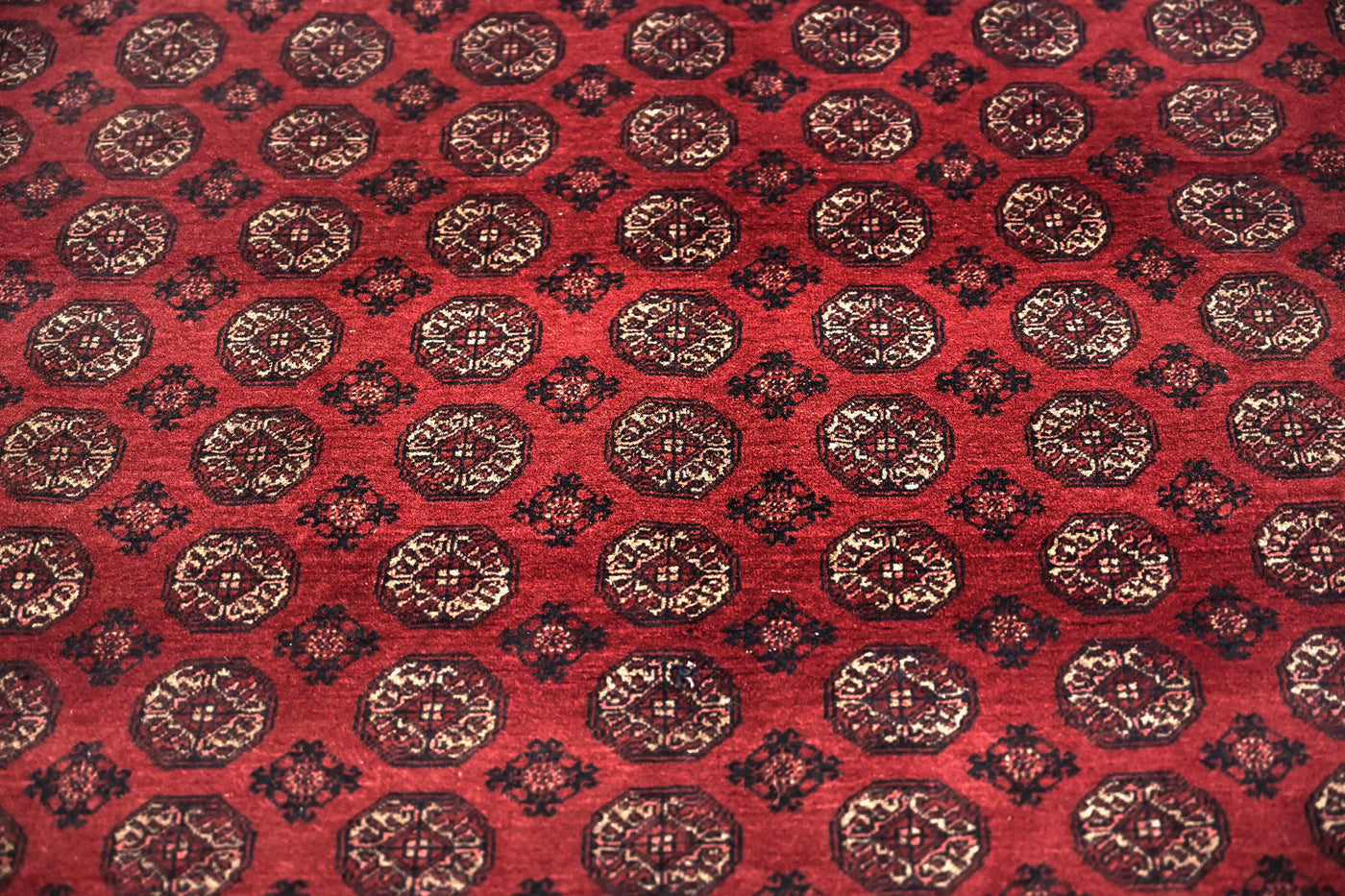 Biljik Afghan Rug – Scarlet Luxury