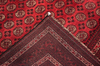 Biljik Afghan Rug – Scarlet Luxury