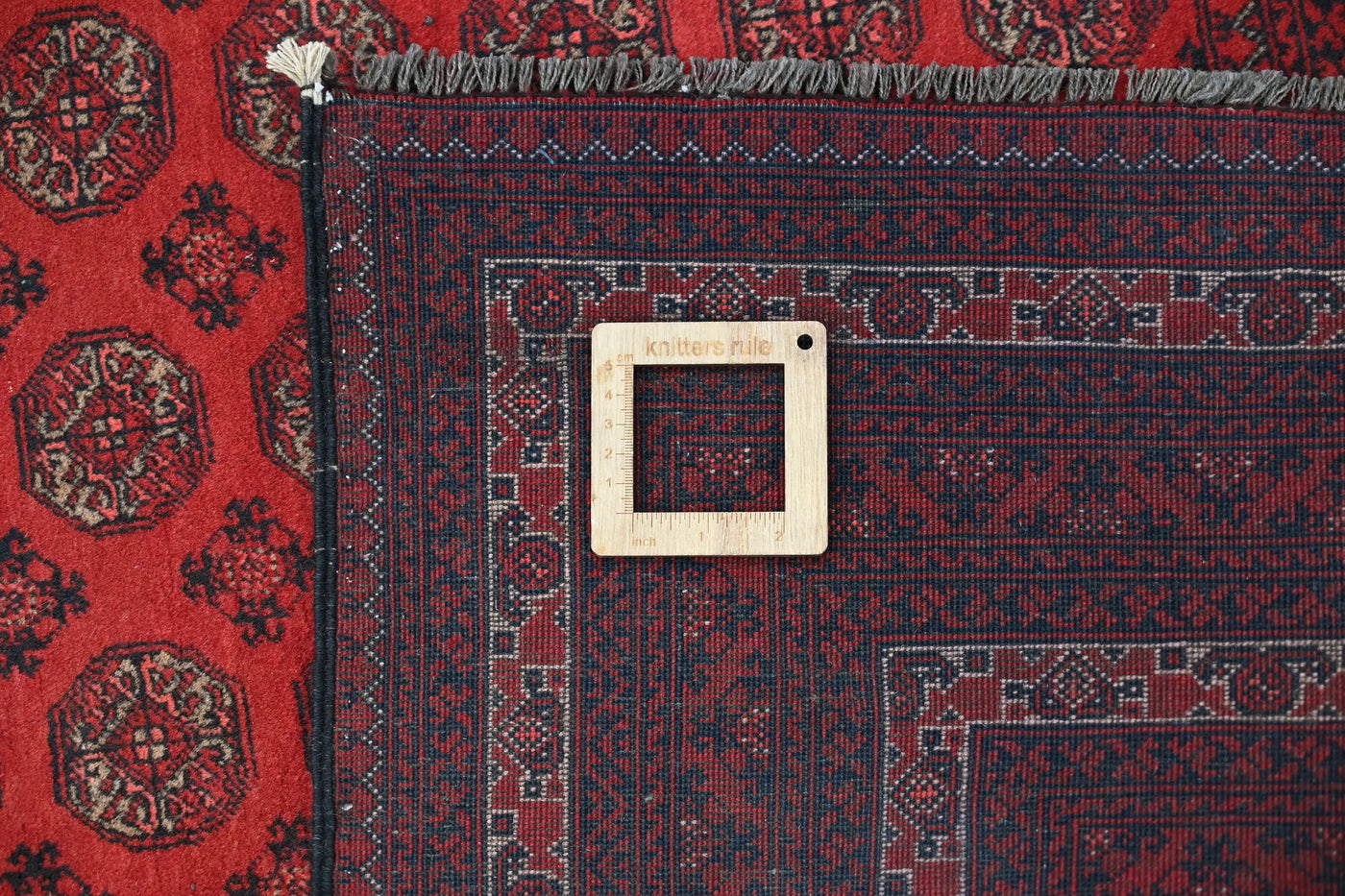 Biljik Afghan Rug – Scarlet Luxury