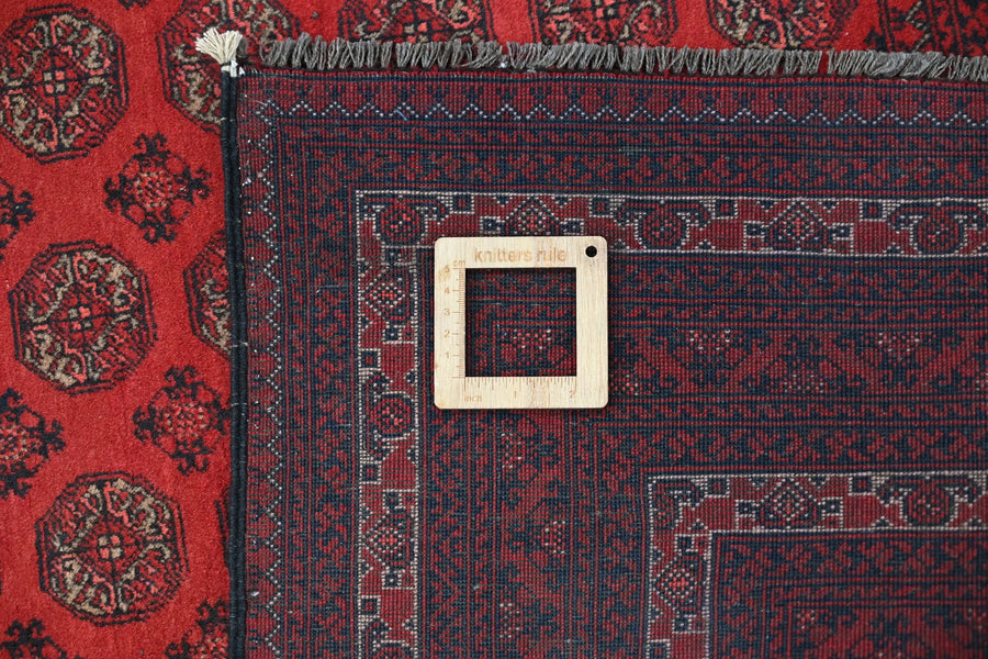 Biljik Afghan Rug – Scarlet Luxury