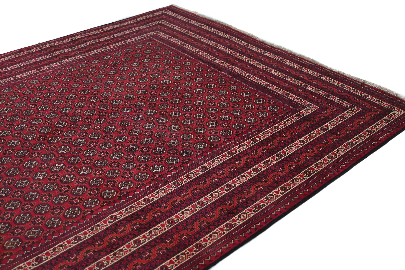 Biljik Afghan Rug – Geometric Mosaic