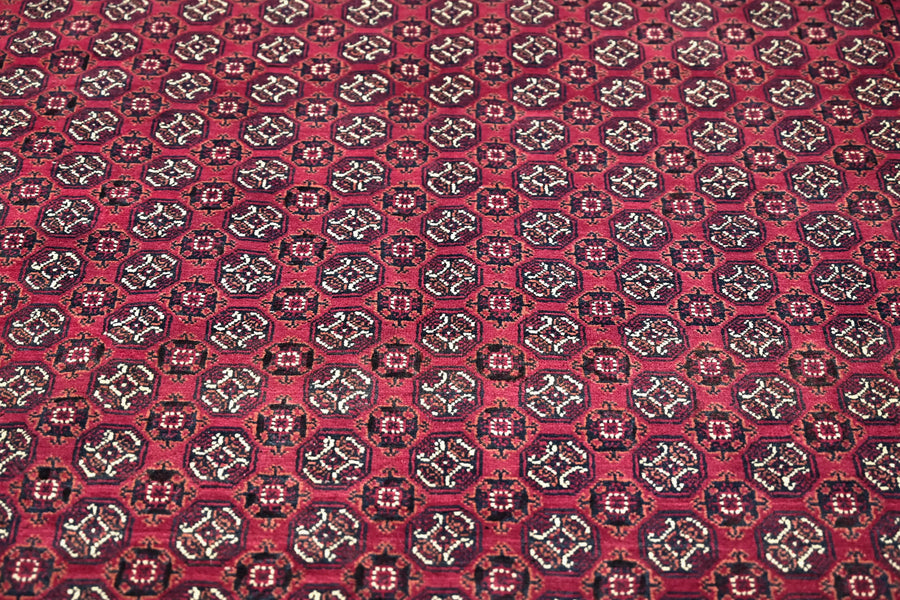 Biljik Afghan Rug – Geometric Mosaic