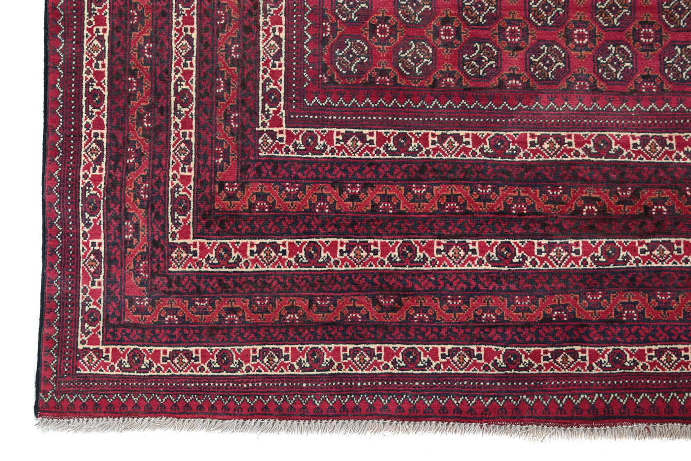 Biljik Afghan Rug – Geometric Mosaic