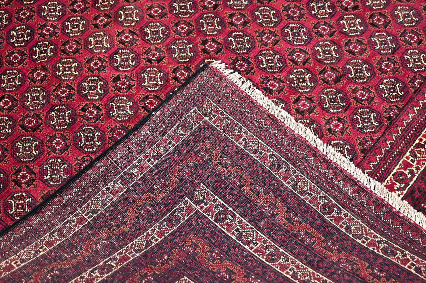 Biljik Afghan Rug – Geometric Mosaic