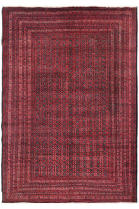 Biljik Afghan Rug – Velvet Wine