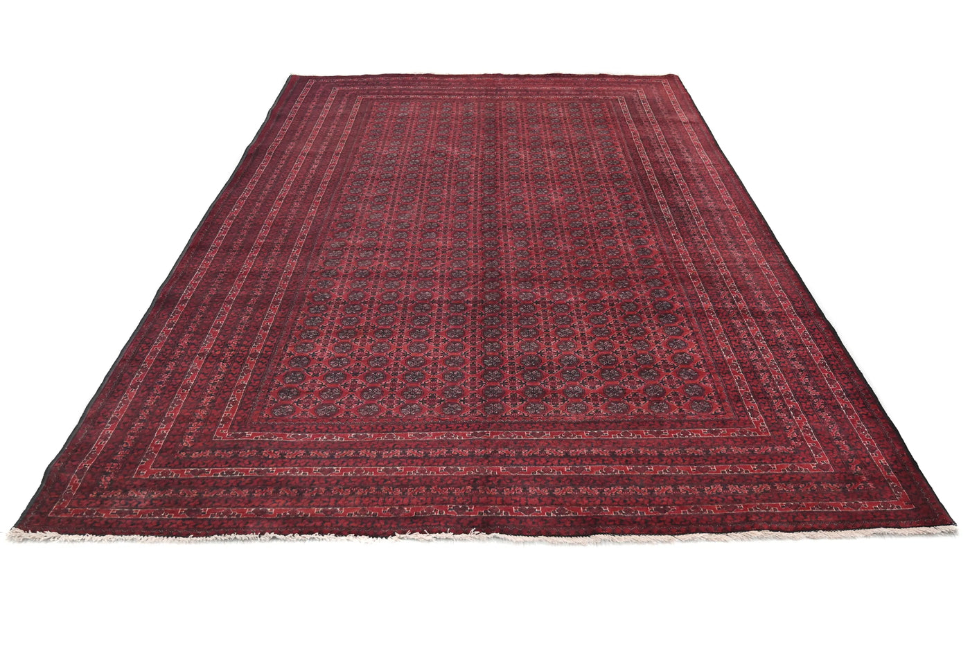Biljik Afghan Rug – Velvet Wine