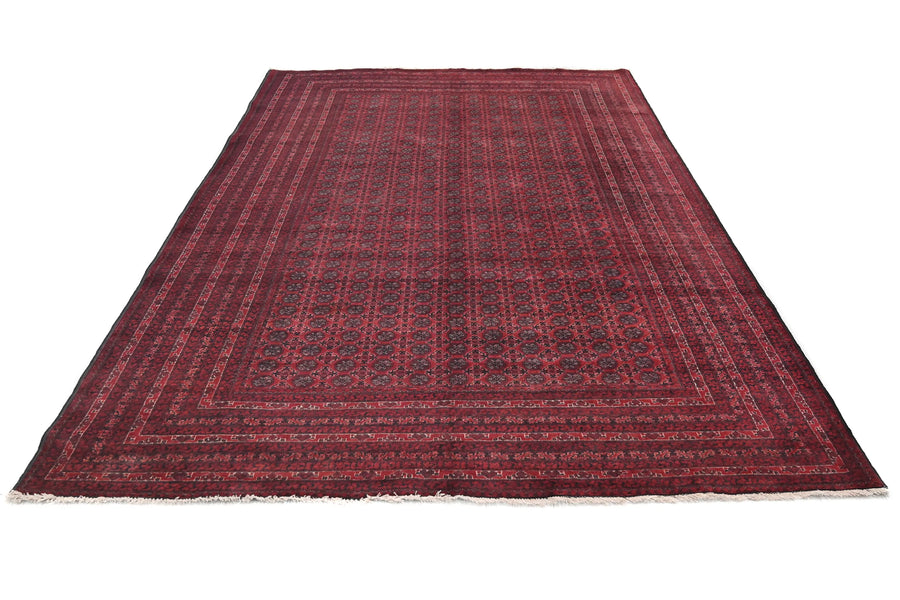Biljik Afghan Rug – Velvet Wine