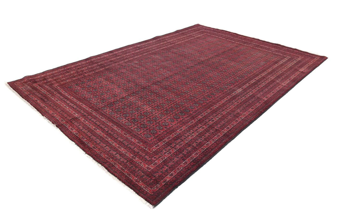 Biljik Afghan Rug – Velvet Wine