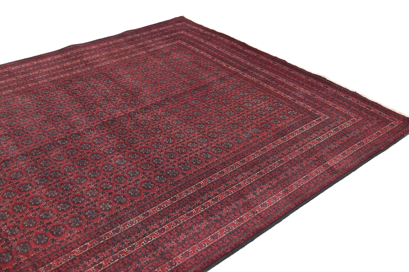 Biljik Afghan Rug – Velvet Wine
