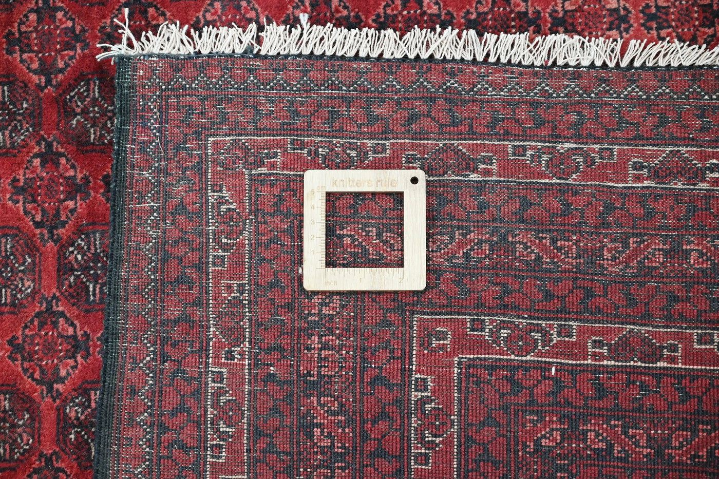 Biljik Afghan Rug – Velvet Wine