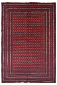 Biljik Afghan Rug – Carmine Edge