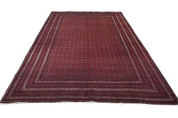 Biljik Afghan Rug – Carmine Edge
