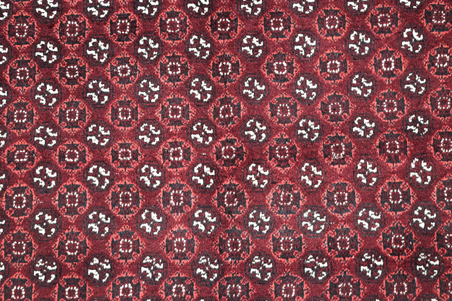 Biljik Afghan Rug – Carmine Edge