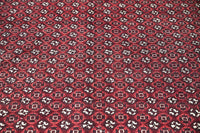 Biljik Afghan Rug – Carmine Edge