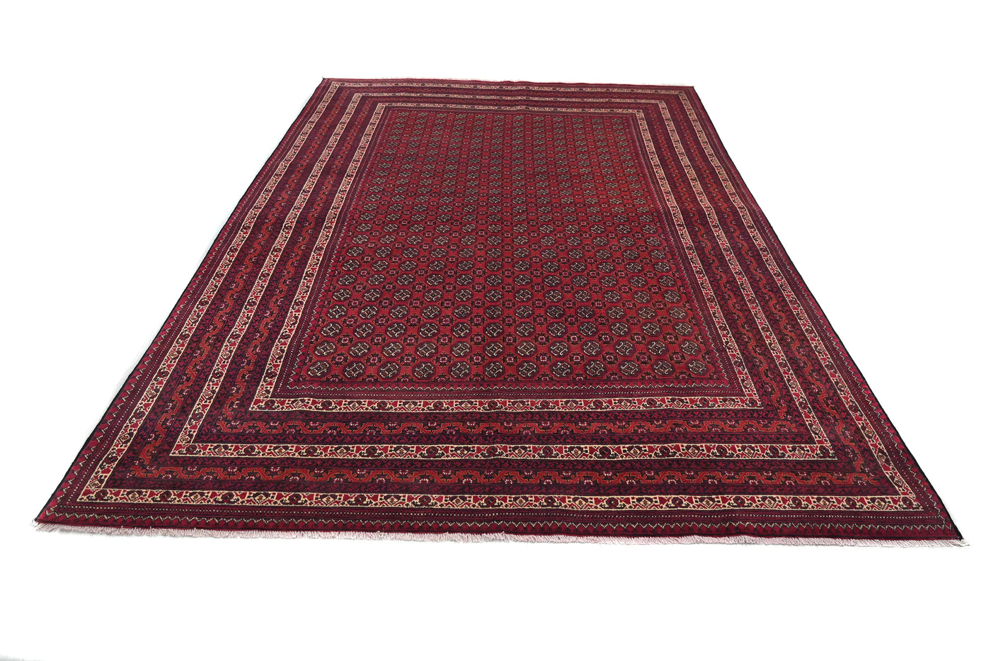 Biljik Afghan Rug – Symmetric Grid