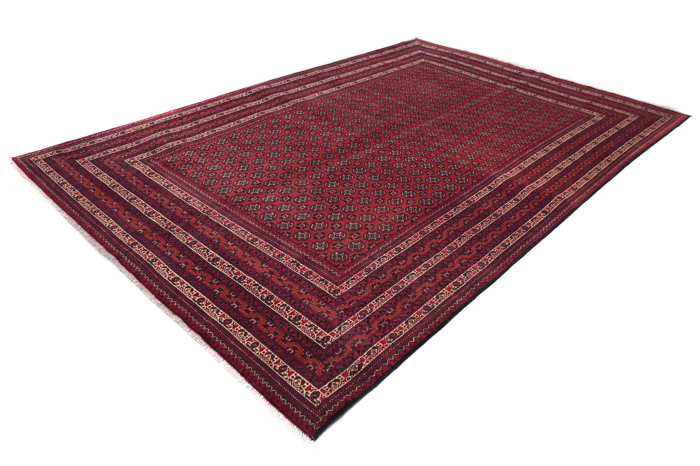 Biljik Afghan Rug – Symmetric Grid