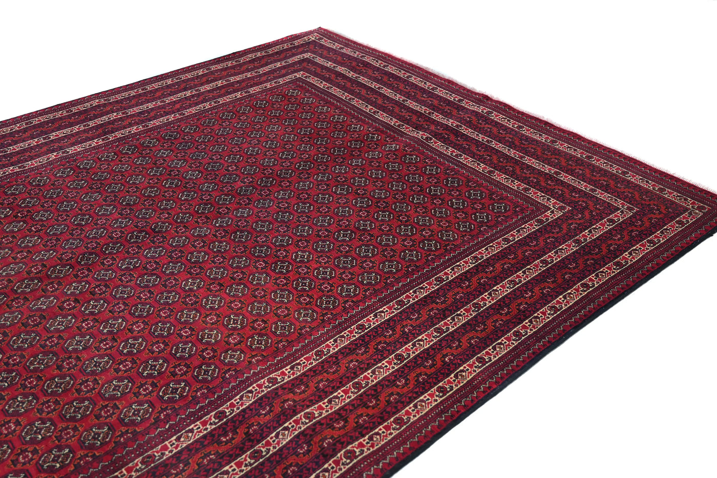 Biljik Afghan Rug – Symmetric Grid