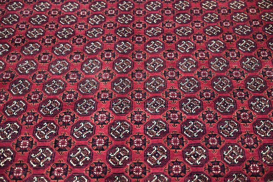 Biljik Afghan Rug – Symmetric Grid