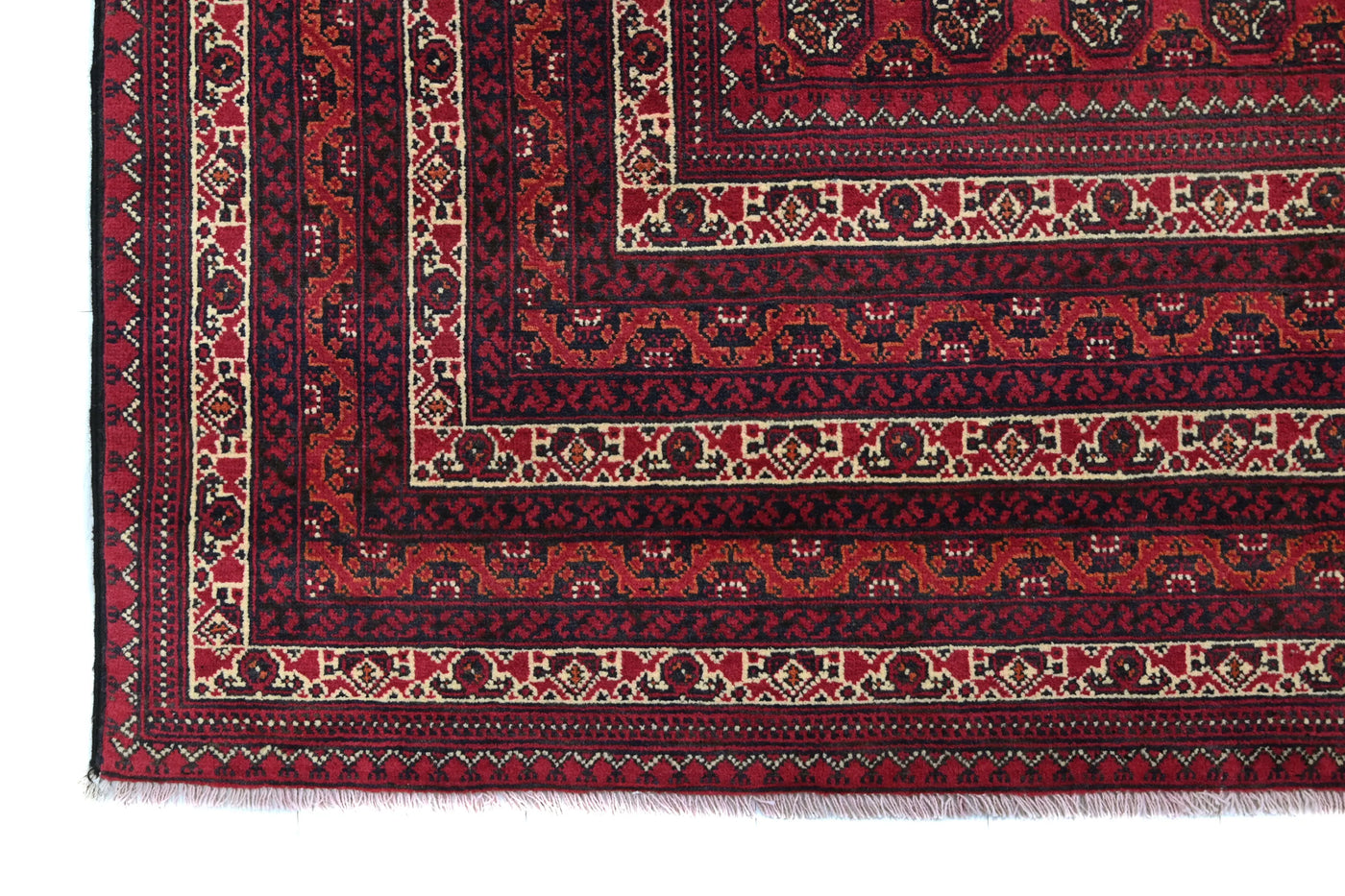 Biljik Afghan Rug – Symmetric Grid