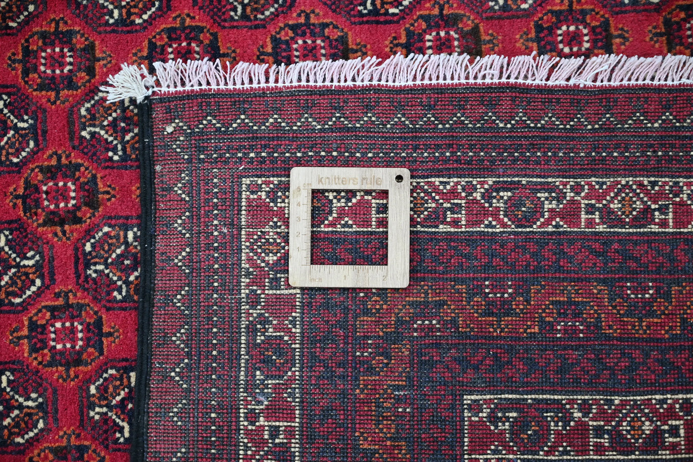 Biljik Afghan Rug – Symmetric Grid