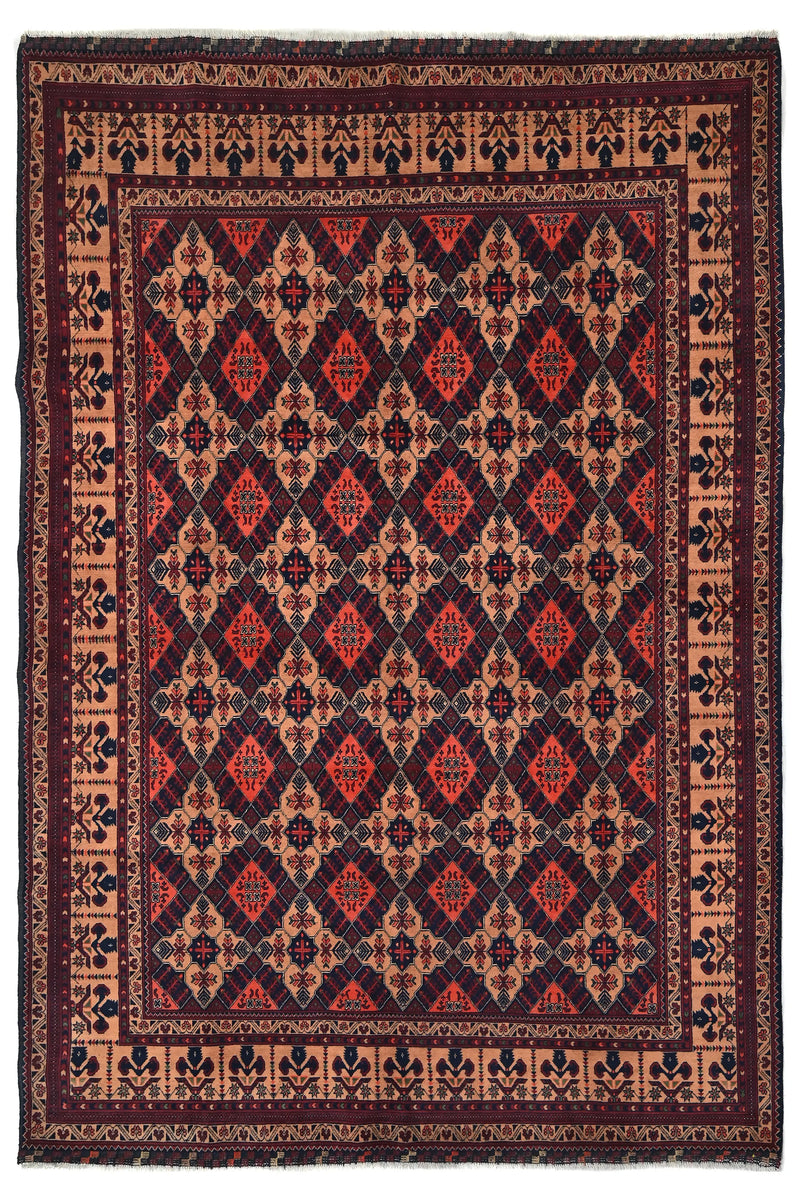 Afghan Biljik Rug, 194 x 287 cm