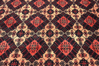 Biljik Afghan Rug – Rust Diamond