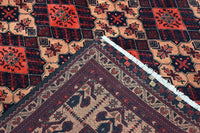 Biljik Afghan Rug – Rust Diamond