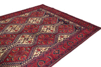 Biljik Afghan Rug – Ivory Bloom