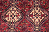Biljik Afghan Rug – Ivory Bloom