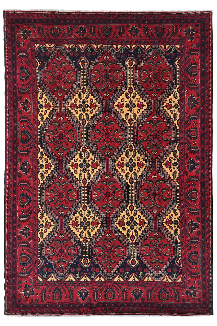 Biljik Afghan Rug – Coal Keystone