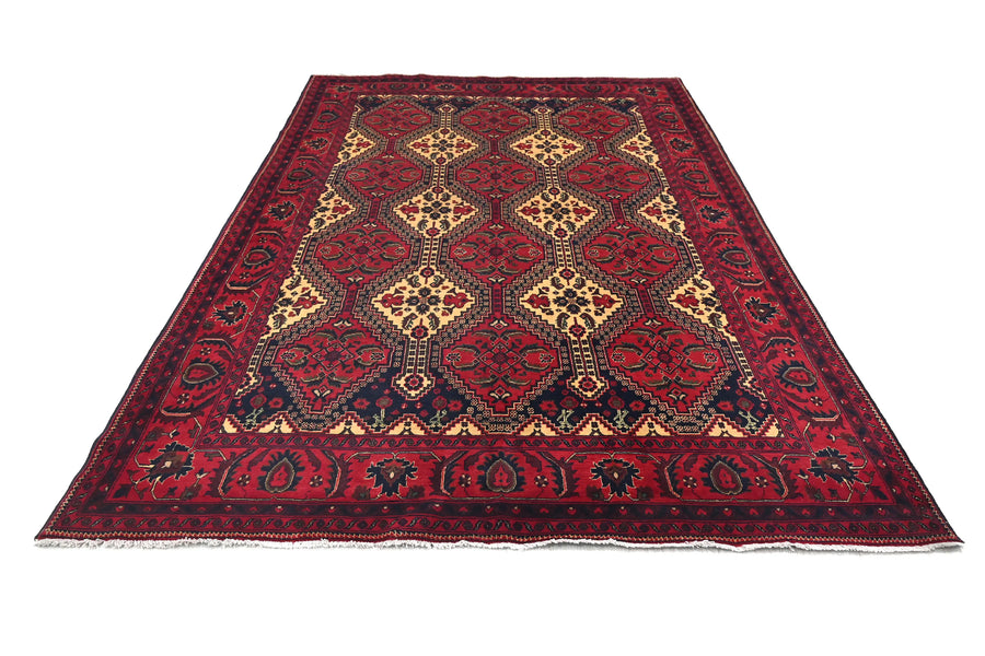 Biljik Afghan Rug – Midnight Onyx