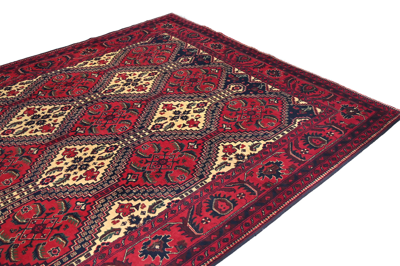Biljik Afghan Rug – Coal Keystone