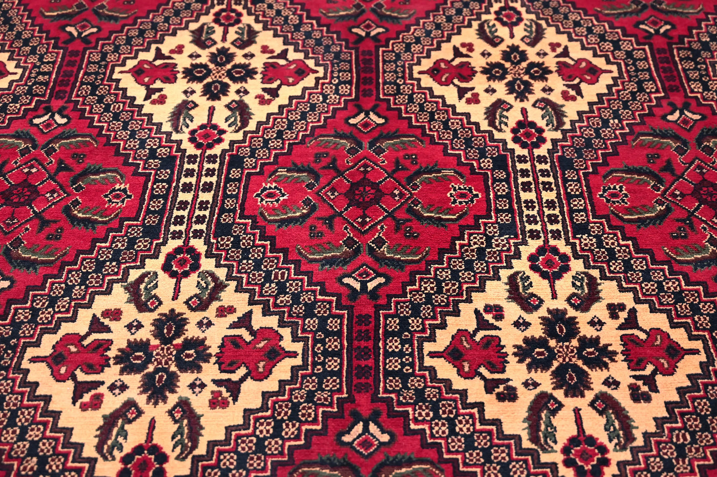 Biljik Afghan Rug – Coal Keystone