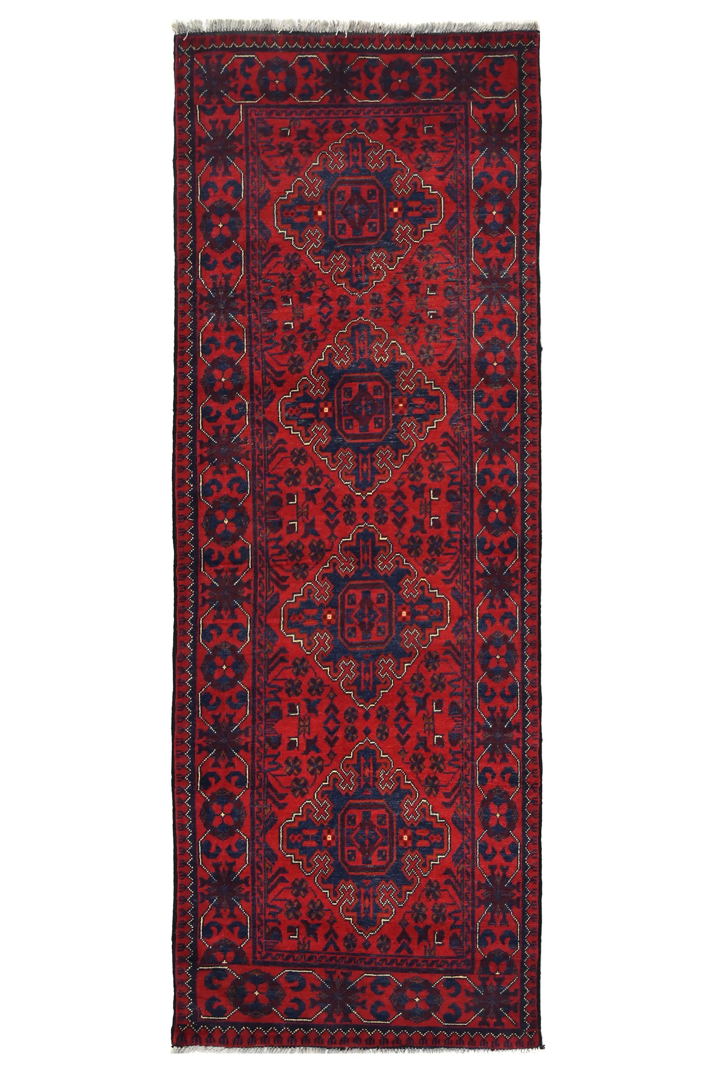Biljik Afghan Runner Rug – Concentric Infinity