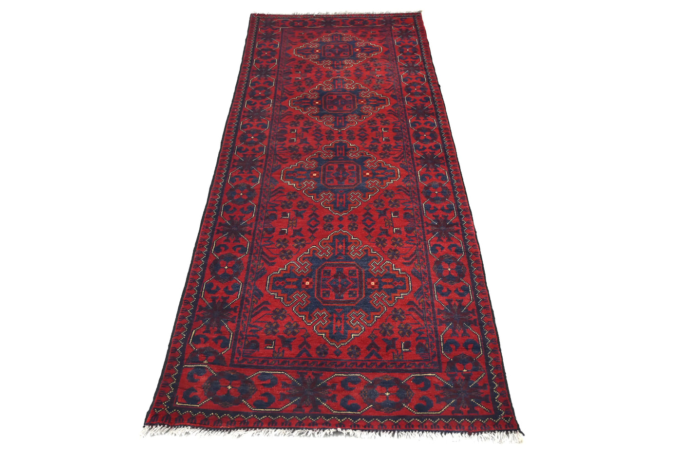 Biljik Afghan Runner Rug – Concentric Infinity