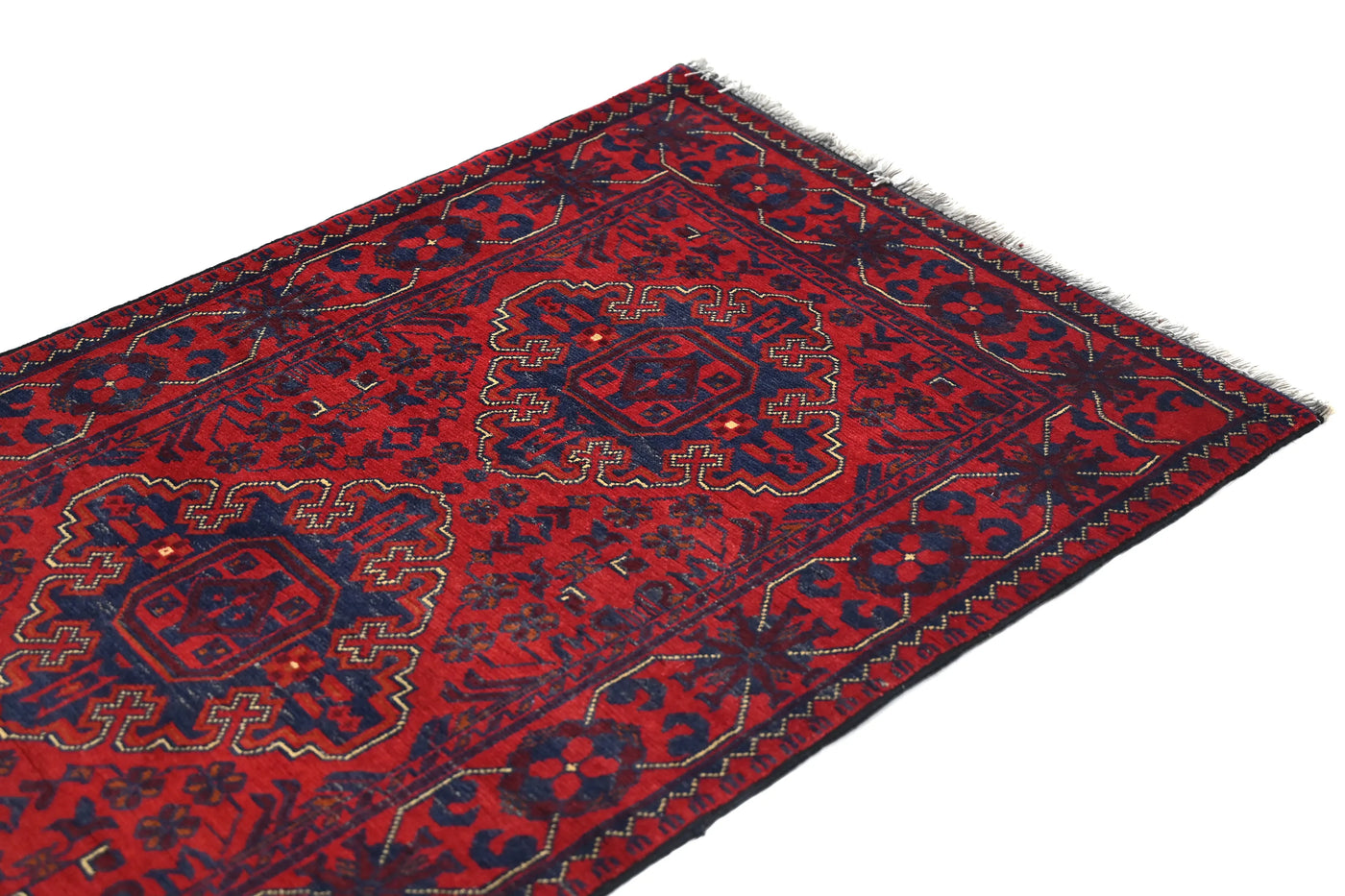 Biljik Afghan Runner Rug – Concentric Infinity