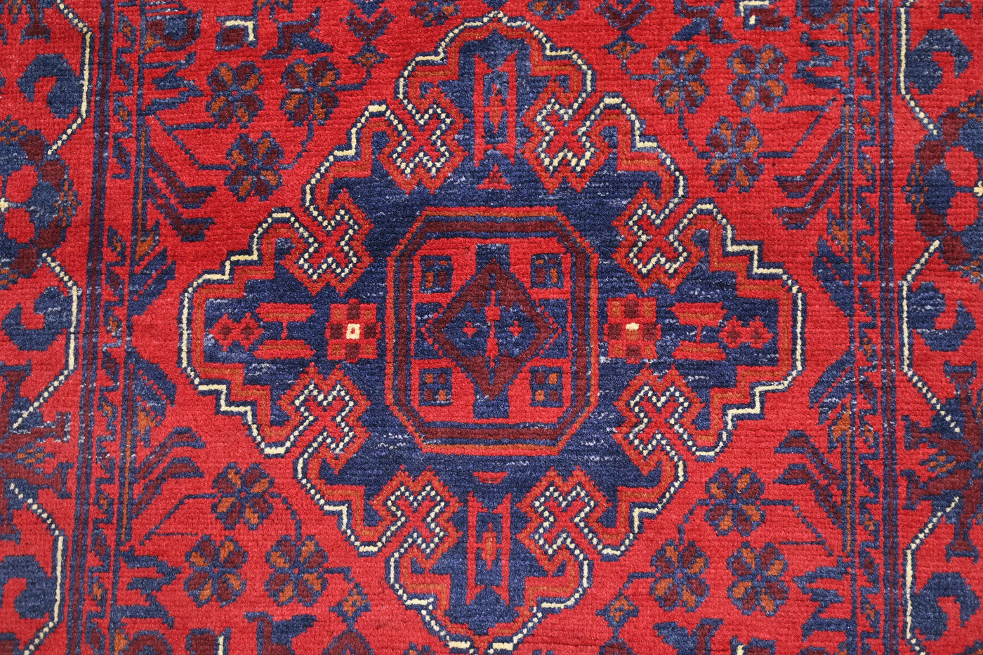 Biljik Afghan Runner Rug – Concentric Infinity
