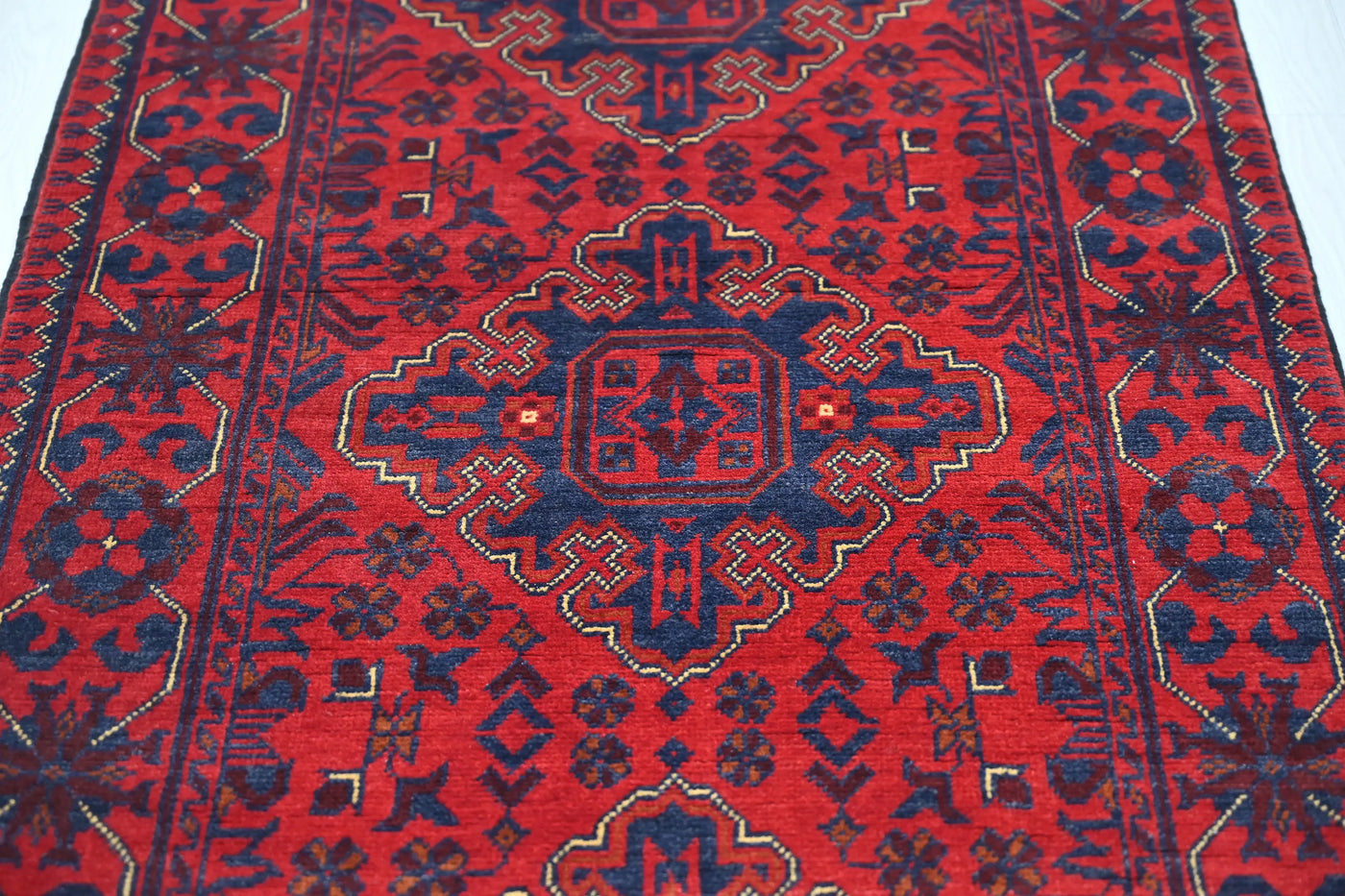 Biljik Afghan Runner Rug – Concentric Infinity