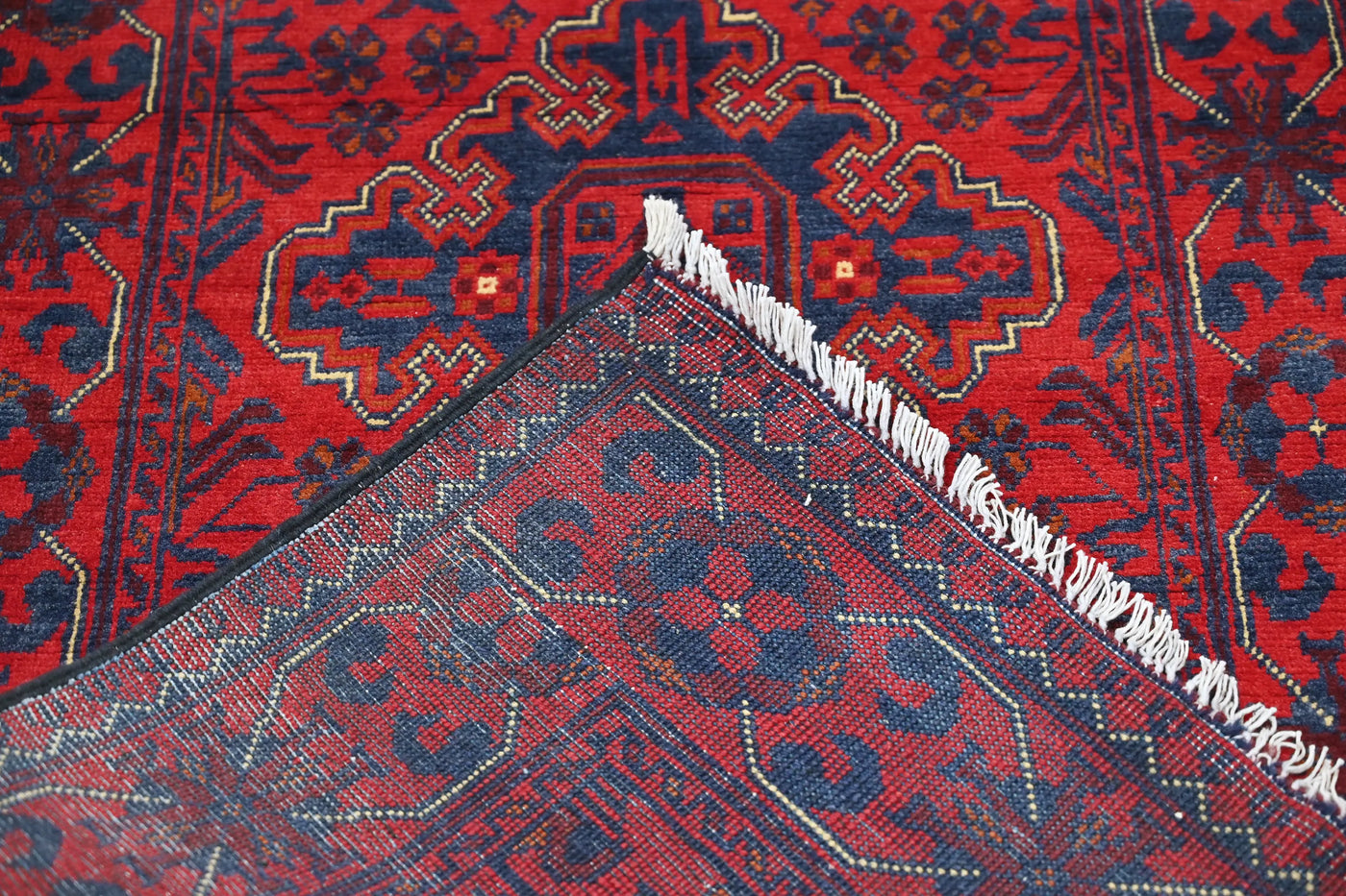Biljik Afghan Runner Rug – Concentric Infinity